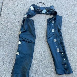 Motorcycle chaps Real Leather